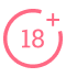 18+ logo